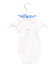 A White Short Sleeve Bodysuits from Jacadi in size 0-3M for boy. (Back View)