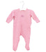 A Pink Long Sleeve Jumpsuits from Petit Bateau in size 0-3M for girl. (Front View)