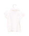 A White Short Sleeve Polos from Ralph Lauren in size 6-12M for girl. (Back View)