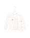 A White Long Sleeve Tops from Petit Bateau in size 3T for girl. (Front View)