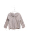 A Brown Long Sleeve Tops from Jacadi in size 6T for girl. (Front View)