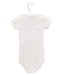 A White Short Sleeve Bodysuits from Petit Bateau in size 2T for girl. (Back View)
