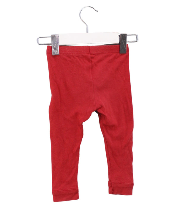 A Red Leggings from Petit Bateau in size 6-12M for girl. (Back View)