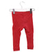 A Red Leggings from Petit Bateau in size 6-12M for girl. (Back View)
