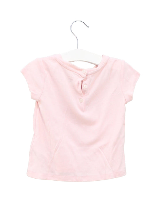 A Pink Short Sleeve T Shirts from Ralph Lauren in size 6-12M for girl. (Back View)
