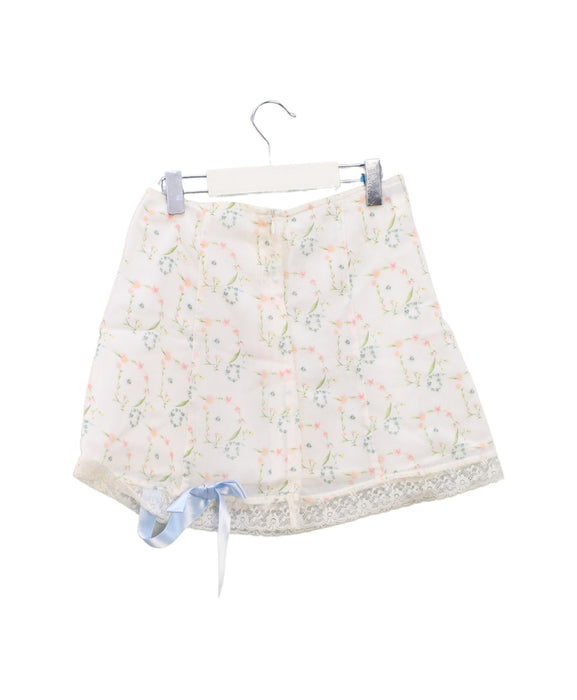 A White Short Skirts from Dior in size 6T for girl. (Back View)