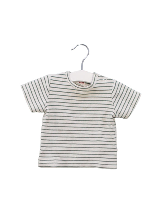 A Green Short Sleeve T Shirts from Seed in size 6-12M for boy. (Front View)