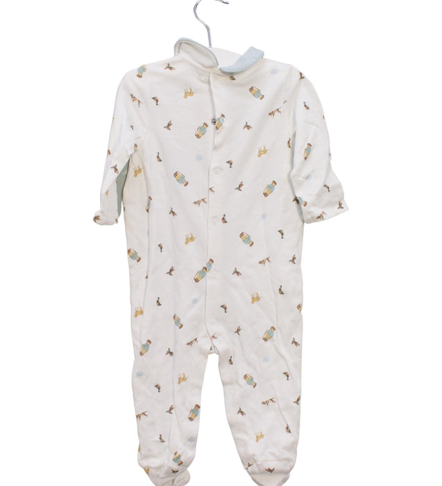A White Long Sleeve Jumpsuits from Ralph Lauren in size 6-12M for boy. (Back View)