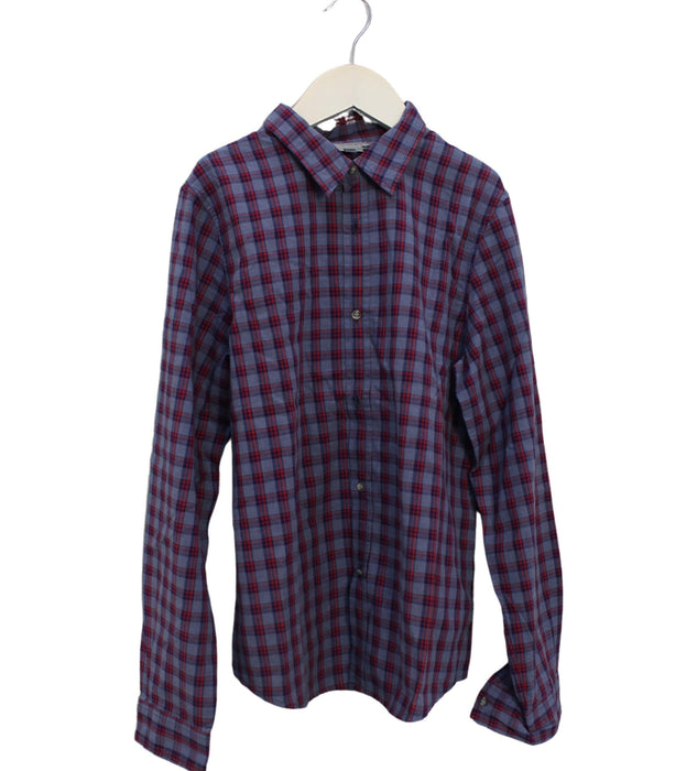 A Blue Shirts from Bonpoint in size 12Y for boy. (Front View)