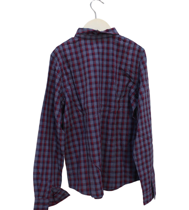 A Blue Shirts from Bonpoint in size 12Y for boy. (Back View)