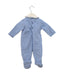 A Blue Onesies from Emporio Armani in size 0-3M for boy. (Back View)