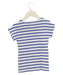 A Blue Short Sleeve T Shirts from Petit Bateau in size 6T for girl. (Back View)