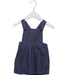 A Navy Overall Dresses from Jacadi in size 12-18M for girl. (Front View)