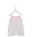 A White Sleeveless Rompers from Petit Bateau in size 12-18M for girl. (Back View)