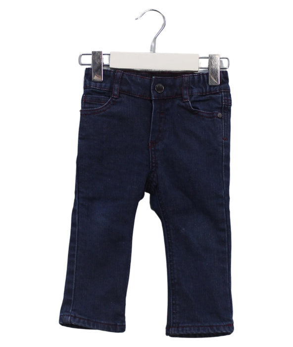 A Blue Jeans from Jacadi in size 6-12M for boy. (Front View)