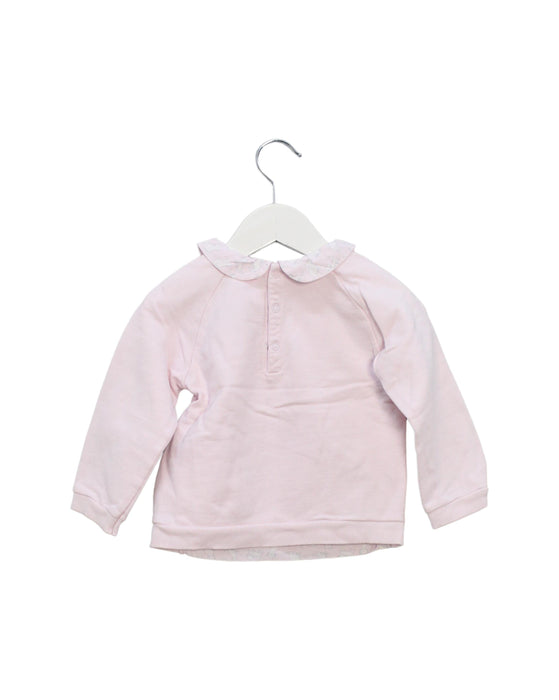 A Pink Long Sleeve Tops from Jacadi in size 3T for girl. (Back View)