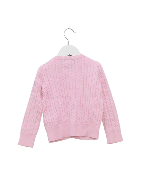 A Pink Cardigans from Ralph Lauren in size 2T for girl. (Back View)