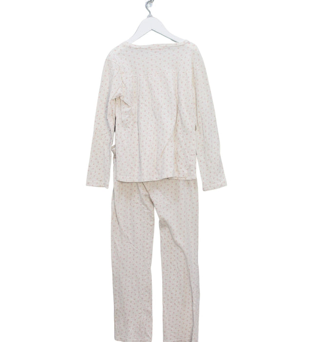 A White Pyjama Sets from Bonpoint in size 10Y for girl. (Back View)