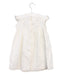 A White Sleeveless Dresses from Bonpoint in size 12-18M for girl. (Back View)