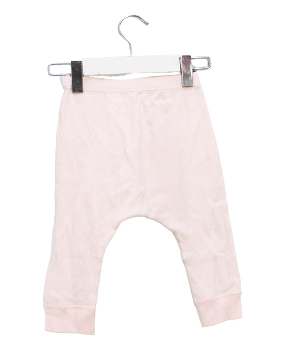 A Pink Casual Pants from Petit Bateau in size 6-12M for girl. (Back View)