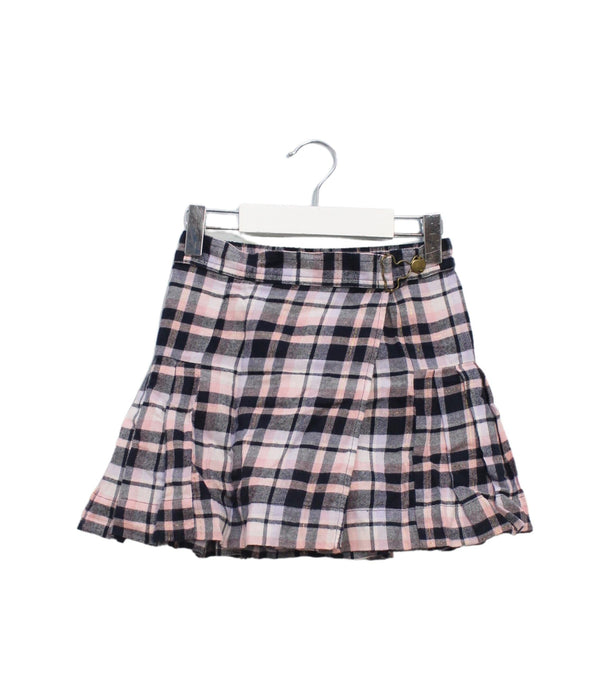 A Pink Short Skirts from Velveteen in size 6T for girl. (Front View)