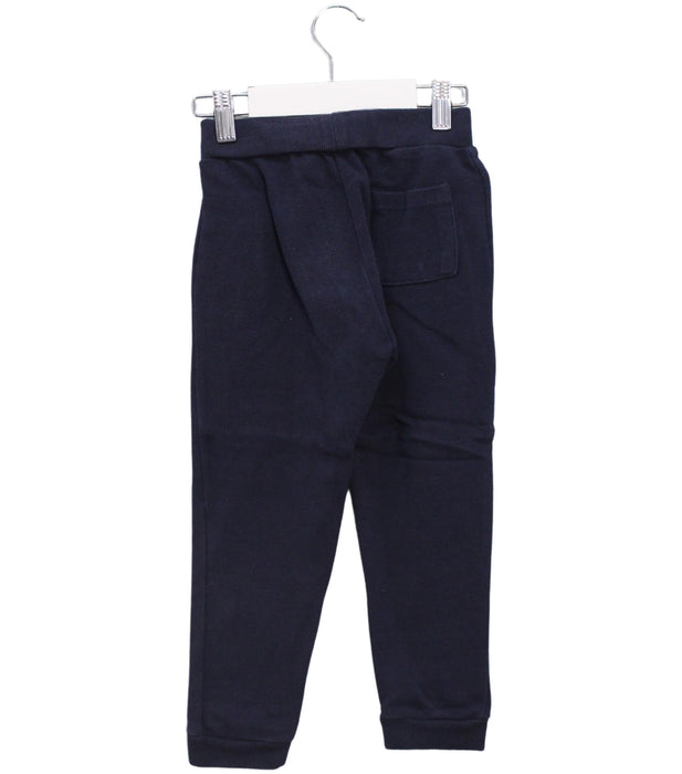 A Navy Sweatpants from Seed in size 3T for girl. (Back View)