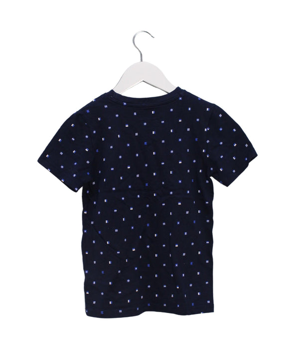 A Navy Short Sleeve T Shirts from Janie & Jack in size 7Y for boy. (Back View)