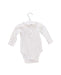 A White Long Sleeve Bodysuits from Jacadi in size 3-6M for girl. (Back View)