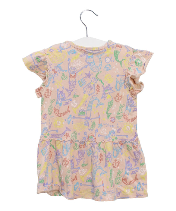 A Pink Short Sleeve Dresses from Stella McCartney in size 18-24M for girl. (Back View)