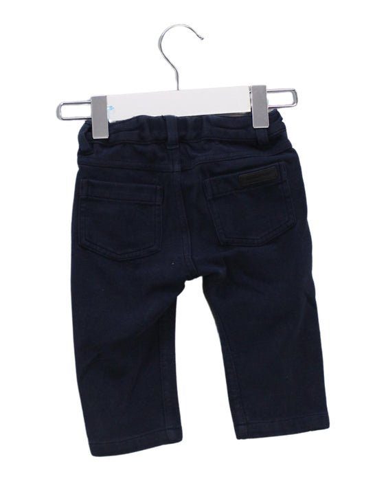 A Navy Casual Pants from Jacadi in size 6-12M for boy. (Back View)