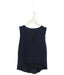 A Navy Sleeveless Tops from Armani in size 6T for girl. (Front View)