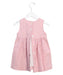 A Pink Sleeveless Dresses from Il Gufo in size 12-18M for girl. (Back View)