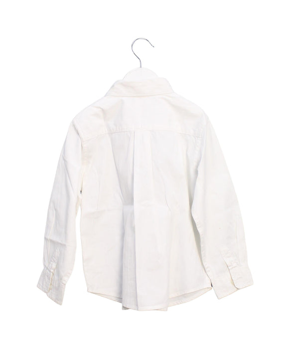 A White Shirts from Janie & Jack in size 4T for boy. (Back View)