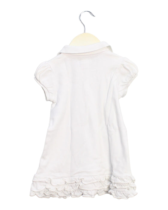 A White Short Sleeve Dresses from Ralph Lauren in size 2T for girl. (Back View)