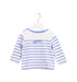 A Blue Long Sleeve Tops from Jacadi in size 6-12M for girl. (Front View)
