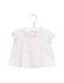 A White Shorts Sets from Janie & Jack in size 0-3M for girl. (Front View)