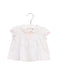 A White Shorts Sets from Janie & Jack in size 0-3M for girl. (Front View)