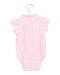 A Pink Short Sleeve Bodysuits from Jacadi in size 6-12M for girl. (Back View)