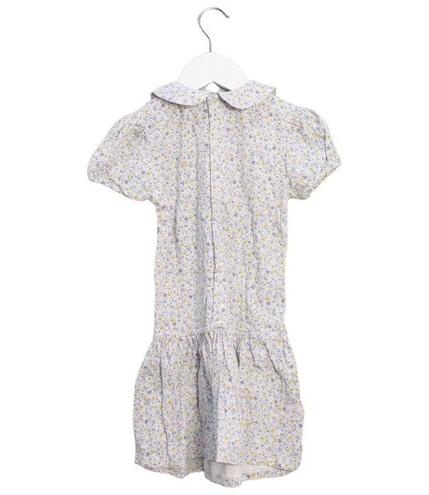 A Blue Short Sleeve Dresses from Confiture in size 4T for girl. (Back View)
