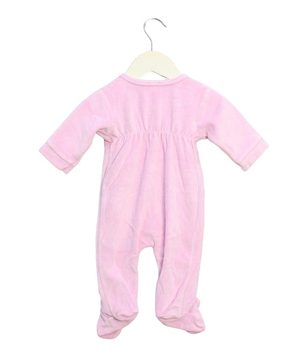 A Pink Onesies from Jacadi in size 0-3M for girl. (Back View)