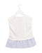 A White Short Sleeve Dresses from 7 For All Mankind in size 4T for girl. (Back View)