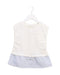 A White Short Sleeve Dresses from 7 For All Mankind in size 4T for girl. (Front View)