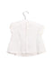 A White Short Sleeve Tops from Jacadi in size 6-12M for girl. (Back View)