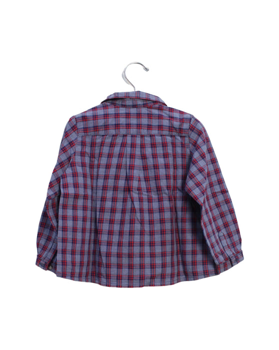 A Blue Shirts from Bonpoint in size 12-18M for boy. (Back View)