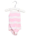 A Pink Swimsuits from Jacadi in size 3-6M for girl. (Front View)