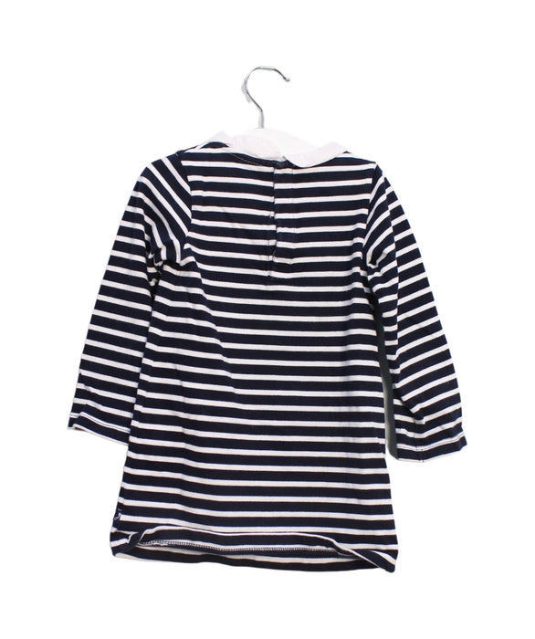 A Black Long Sleeve Dresses from Jacadi in size 18-24M for girl. (Front View)