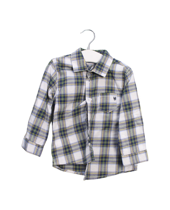 A Blue Shirts from Mayoral in size 12-18M for boy. (Front View)