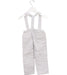 A Grey Long Overalls from Jacadi in size 12-18M for boy. (Back View)
