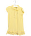 A Yellow Short Sleeve Dresses from Ralph Lauren in size 4T for girl. (Front View)