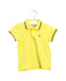 A Yellow Short Sleeve Polos from Armani in size 18-24M for boy. (Front View)